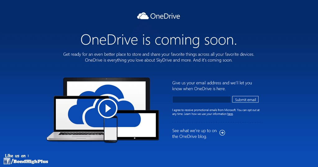 SkyDrive renamed to OneDrive