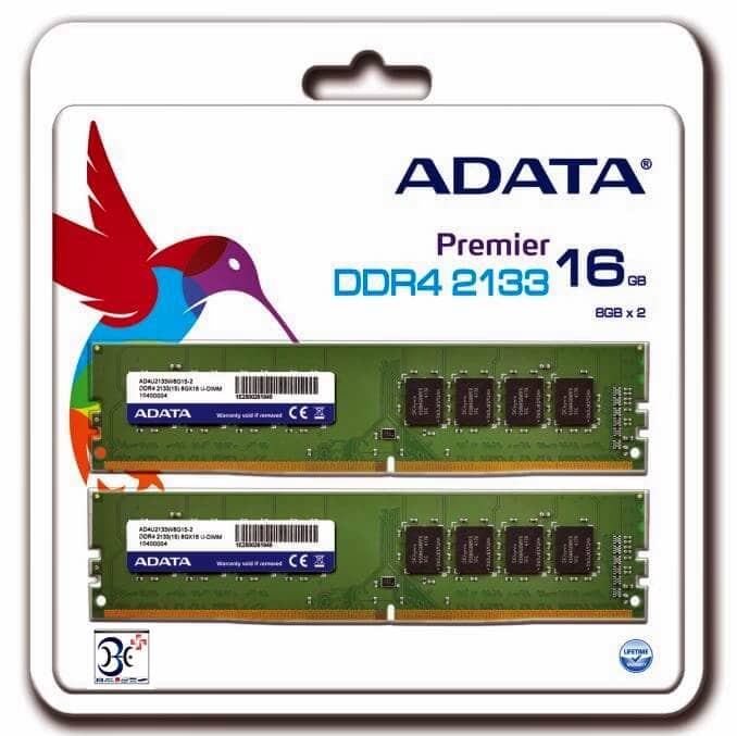 ADATA Launches Premier DDR4